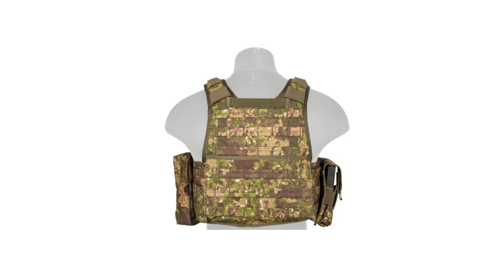 Lancer Tactical Tactical Assault Plate Carrier Vest, Pancott Green, CA-305P