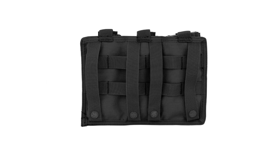 Lancer Tactical Triple MOLLE M4 Magazine Pouch, Black, CA-1499BN