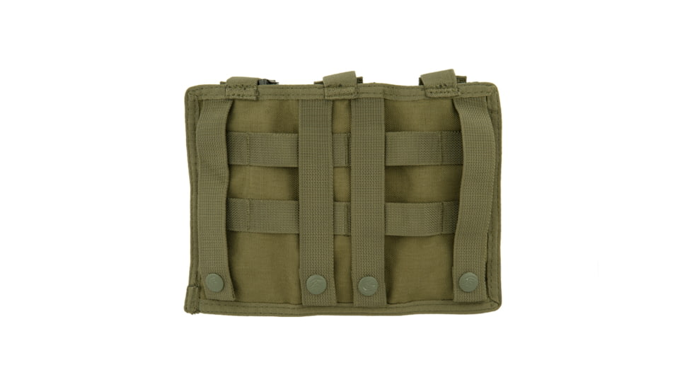 Lancer Tactical Triple MOLLE M4 Magazine Pouch, Olive Drab, CA-1499GN