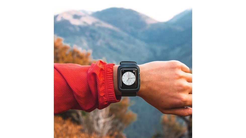 Lander Moab Case plus Band for Apple Watch Series 1/2/3 42mm, Black 4WMBN-APW42-9D0