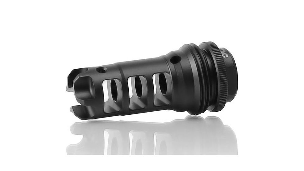 LANTAC Dragon SilencerCo ASR Muzzle Brake, .308/7.62, 5/8-24, Black DGN762B-ASR
