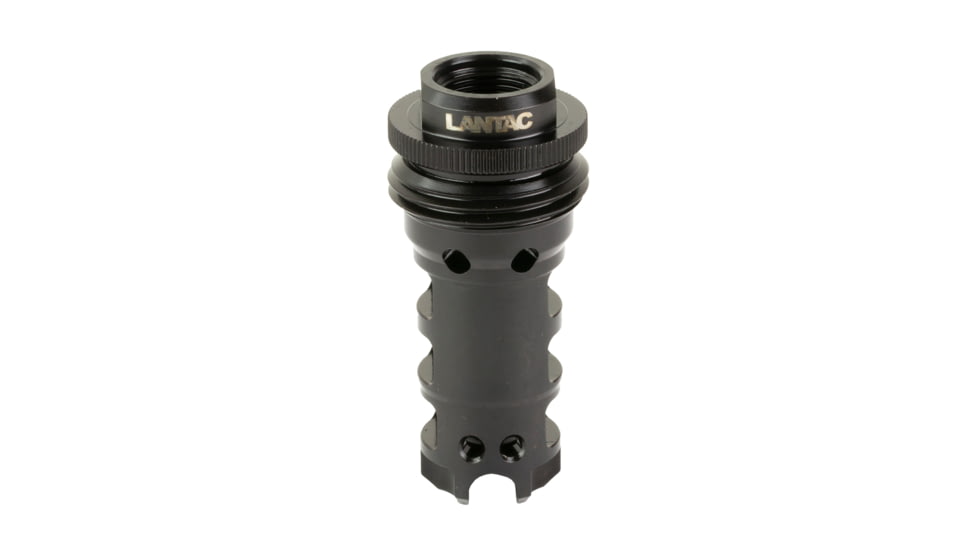 LANTAC Drakon Muzzle Break, 14-1 LH Thread Pitch, 7.62x39, Nitride Finish, Black