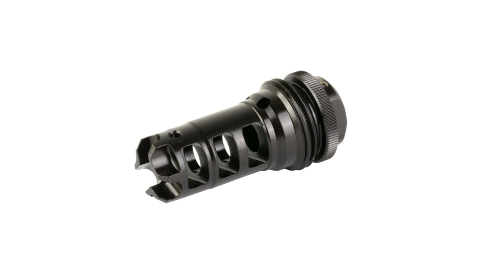 LANTAC Drakon Muzzle Break, 14-1 LH Thread Pitch, 7.62x39, Nitride Finish, Black