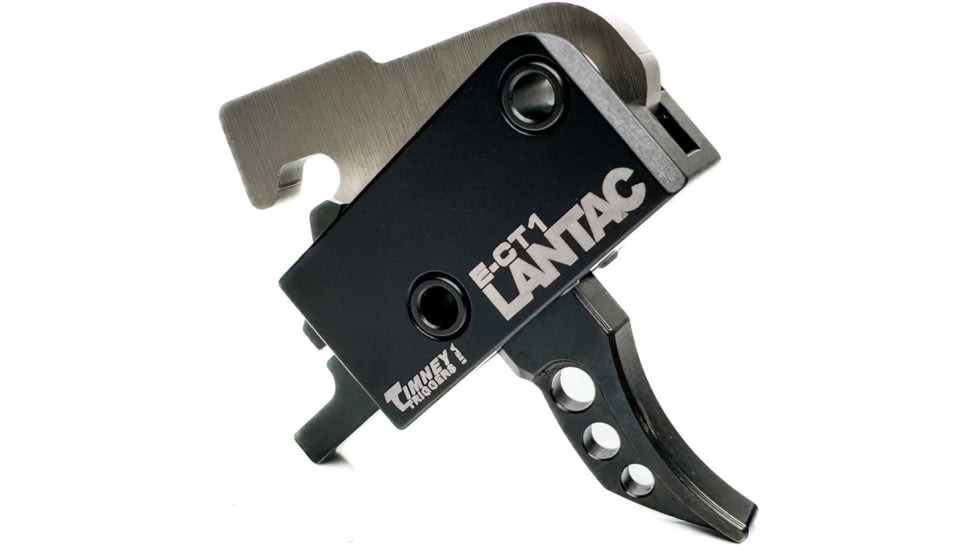 LANTAC E-CT1 Single Stage Trigger, Curved, 3.5lb, Black, 01-LP-ECT1C