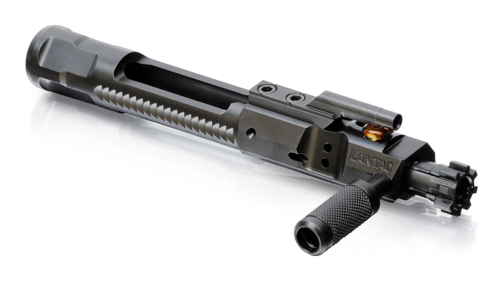 LANTAC Enhanced DI Side Charger AR-15 .223 Remington/5.56x45mm NATO Bolt Carrier Group, Nitride, Black, 01-UP-SC-NIT-EBCG