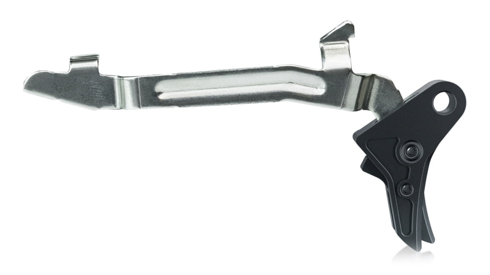 LANTAC Enhanced Glock Trigger, Hybrid Curve, Black, Anodized, 9mm, 01-GP-ECTG