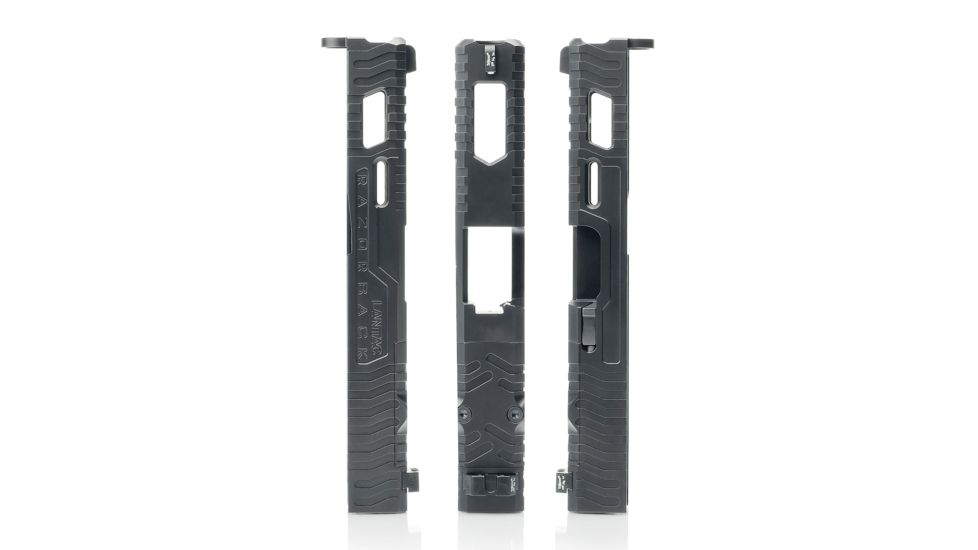 LANTAC G19 Gen 3 RAZORBACK Light Slide, Black, LAN01GSGEN13G19LT