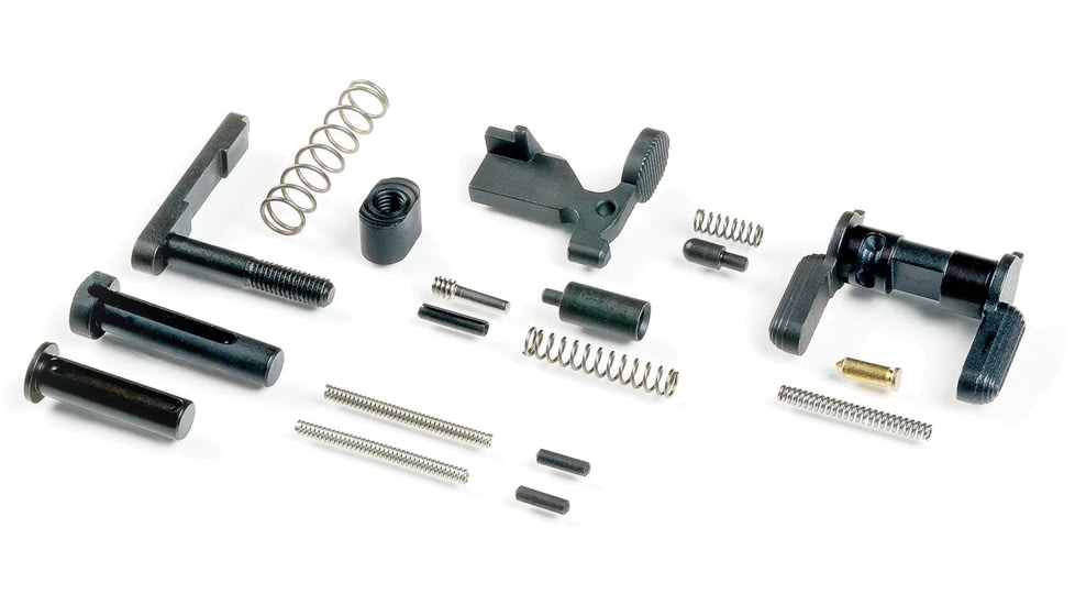 LANTAC M-SPEC LPK. AR15 Lower Parts Kit, Black, 01-PKIT-LP