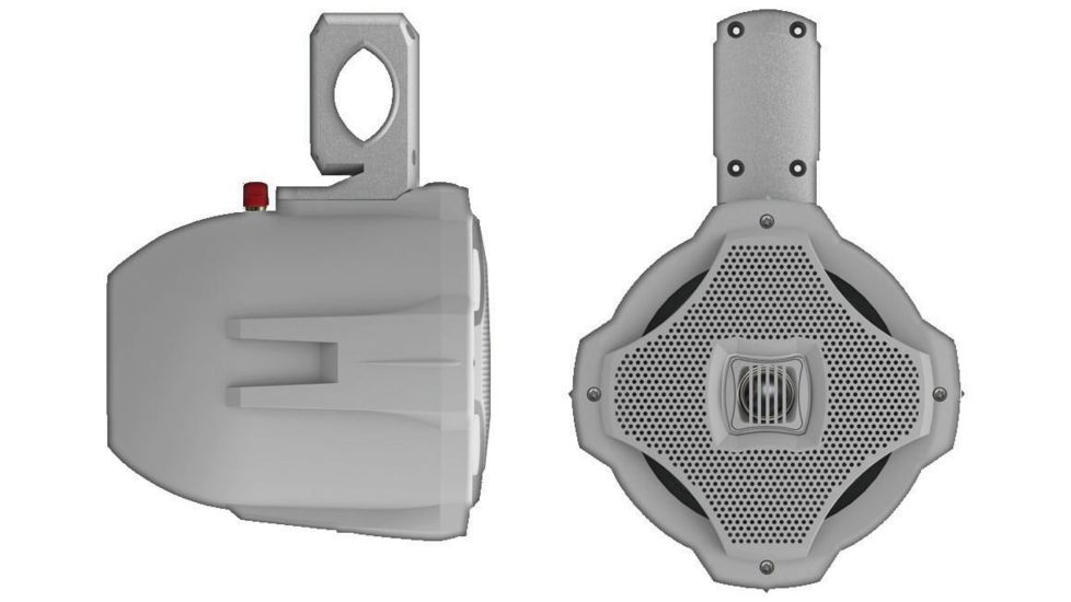 Lanzar 6.5in 2-Way Wake Board Speaker, White AQWB65W