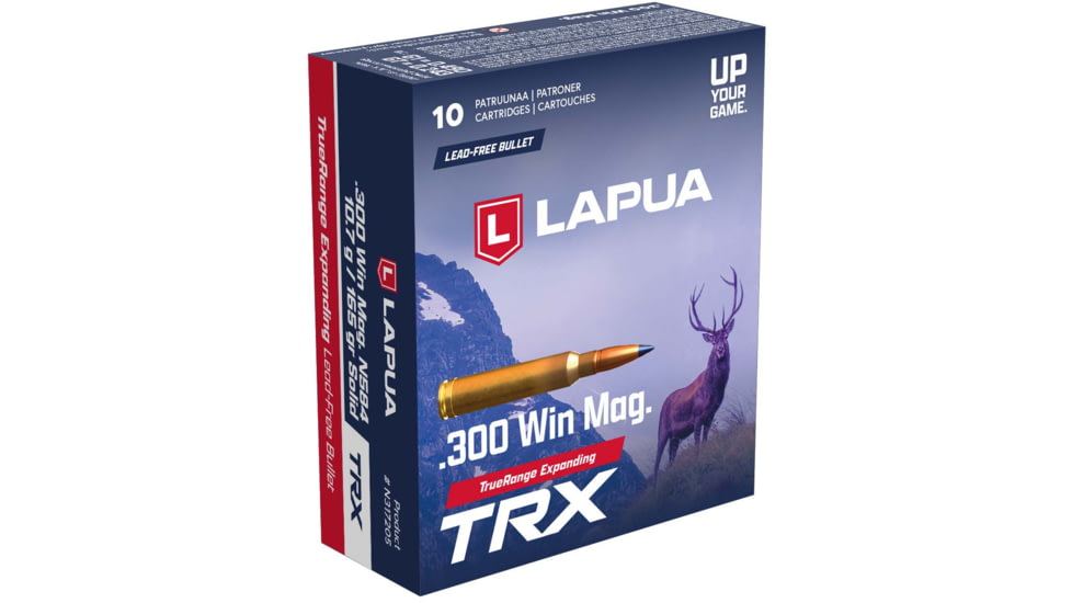 Lapua .300 Win Mag 165 Grain TRX Solid Brass Cased Rifle Ammunition
