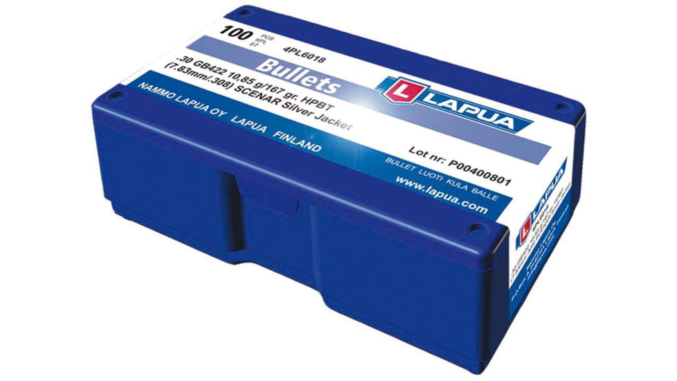 Lapua Scenar OTM Rifle Bullets, 6.5mm Caliber, 139 Grain, 100 Bullets, 4PL6018