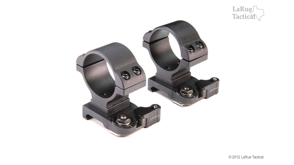 LaRue Tactical 2-Piece QD Scope Mount, 34mm, Black, LT808-34