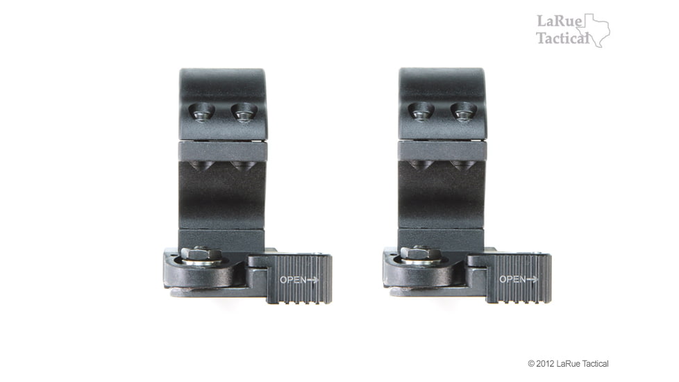 LaRue Tactical 2-Piece QD Scope Mount, 34mm, Black, LT808-34