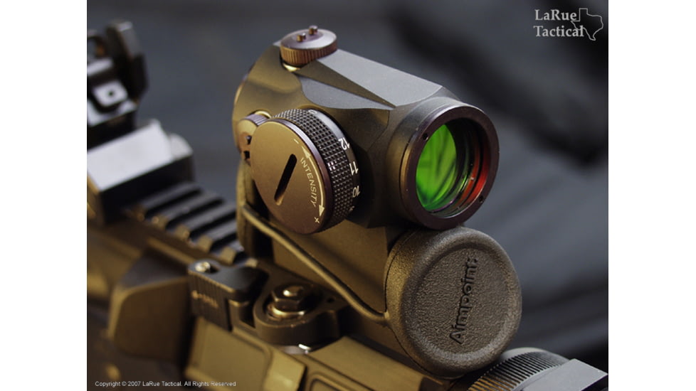 LaRue Tactical Aimpoint Micro QD Mount, 1/3 Co-Witness, Black, LT660