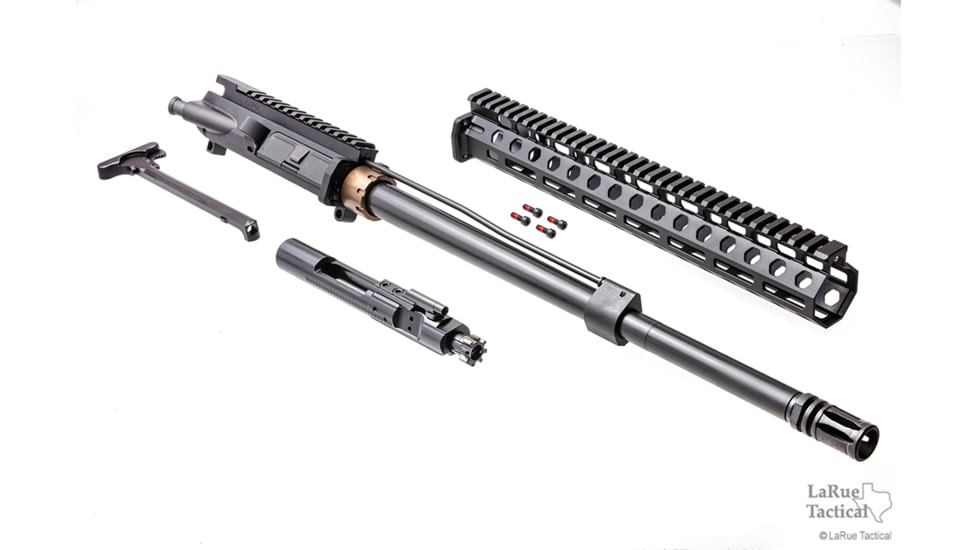 LaRue Tactical Complete Match Grade Upper Receiver, 18in, 6.5 Grendel, 1-7 Twist, A2 Flash Hider, Black, LT-016