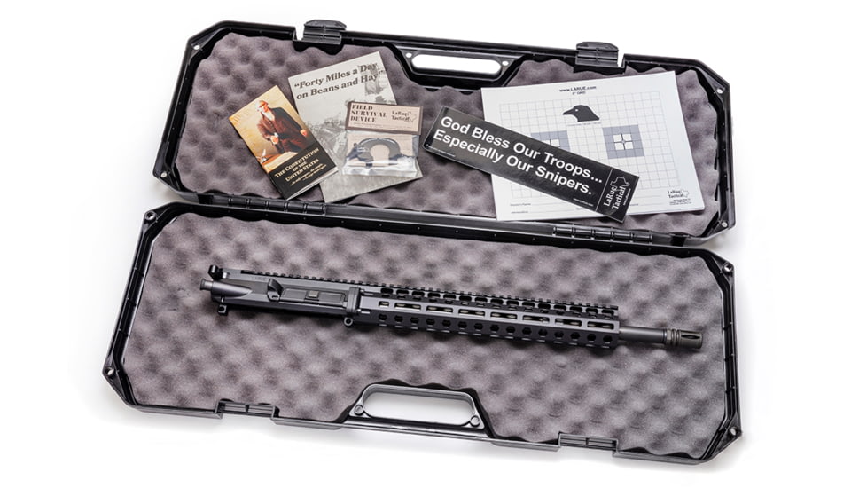 LaRue Tactical Complete Match Grade Upper Receiver, 18in, 6.5 Grendel, 1-7 Twist, A2 Flash Hider, Black, LT-016