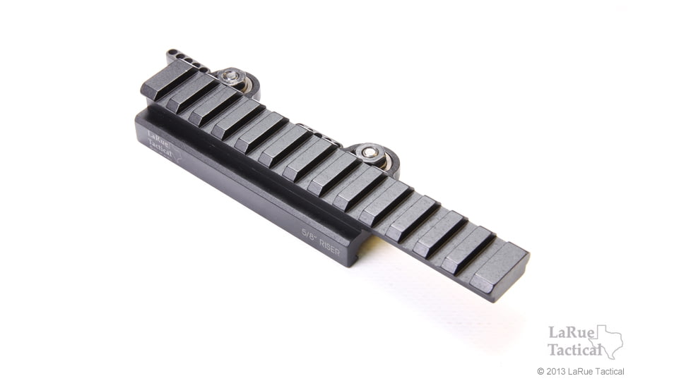 LaRue Tactical Dual QD Lever Picatinny Riser, 5.5in, Black, LT101