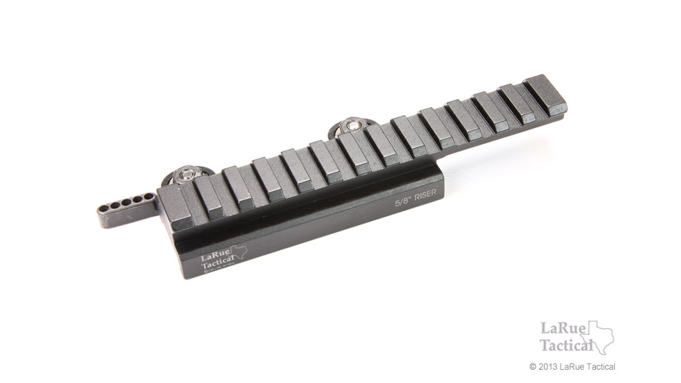 LaRue Tactical Dual QD Lever Picatinny Riser, 5.5in, Black, LT101