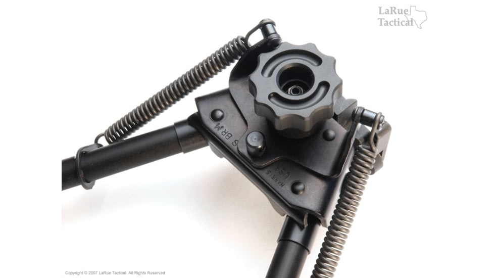 LaRue Tactical Harris BRM-S Bipod and LT706 QD Swivel Mount, Black, 680-005-706-k