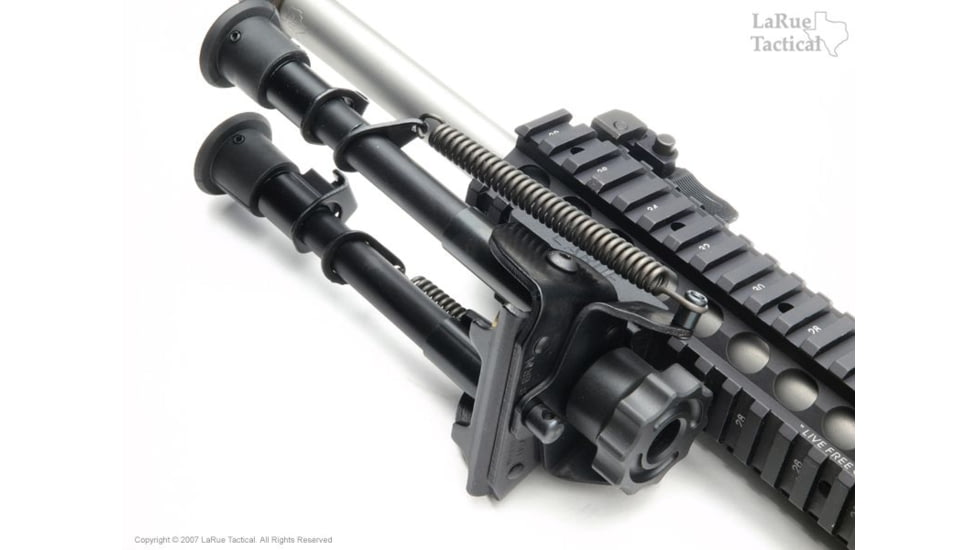 LaRue Tactical Harris BRM-S Bipod and LT706 QD Swivel Mount, Black, 680-005-706-k