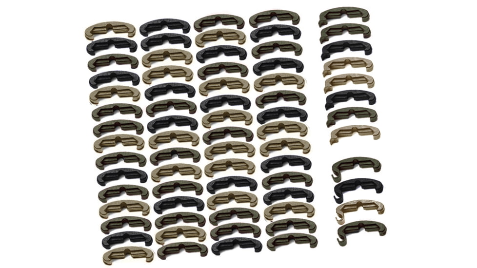 LaRue Tactical Index Clip Set, 72 Piece Set, Camo, LT708-CAMO