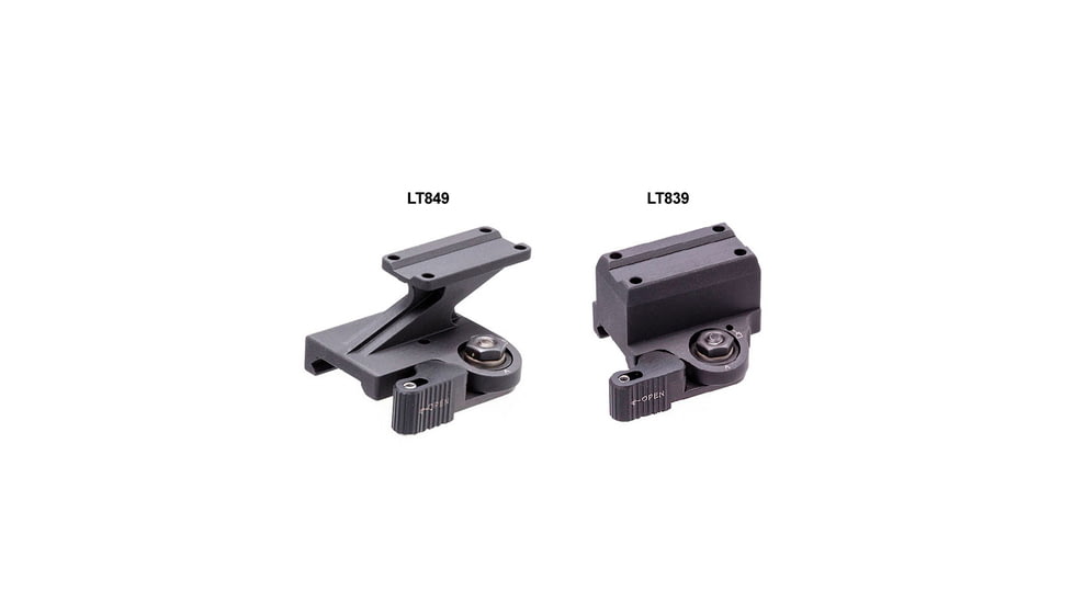 Larue Tactical QD Mount, Black, Medium Rings, LT849