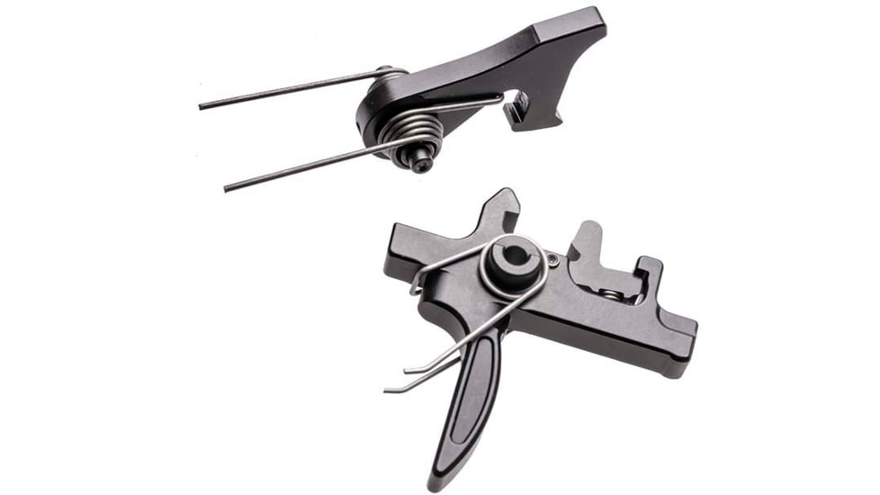LaRue Tactical MBT-2S Straight Bow Trigger, 4.5 lbs Pull, Black, Medium, LT-MBT-2S-SB