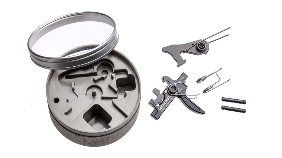 LaRue Tactical MBT-2S Straight Bow Trigger, 4.5 lbs Pull, Black, Medium, LT-MBT-2S-SB