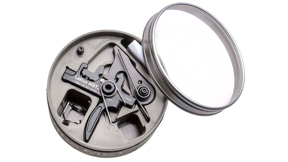 LaRue Tactical MBT-2S Straight Bow Trigger, 4.5 lbs Pull, Black, Medium, LT-MBT-2S-SB