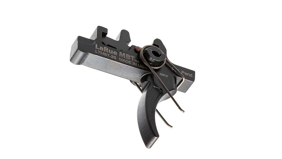 LaRue Tactical MBT-2S Trigger, 4.5 lbs Pull, Black, Medium, LT-MBT-2S