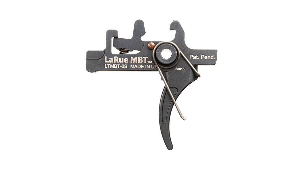 LaRue Tactical MBT-2S Trigger, 4.5 lbs Pull, Black, Medium, LT-MBT-2S