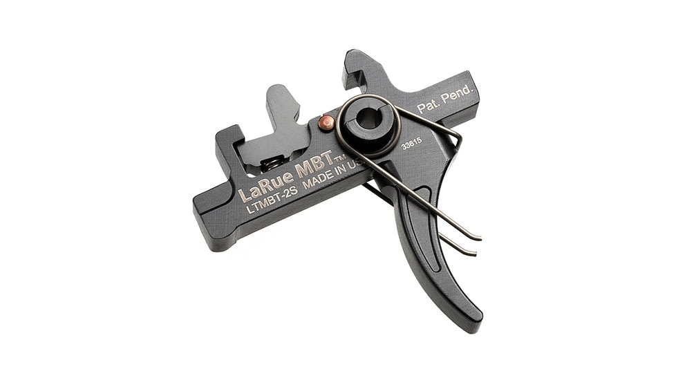 LaRue Tactical MBT-2S Trigger, 4.5 lbs Pull, Black, Medium, LT-MBT-2S