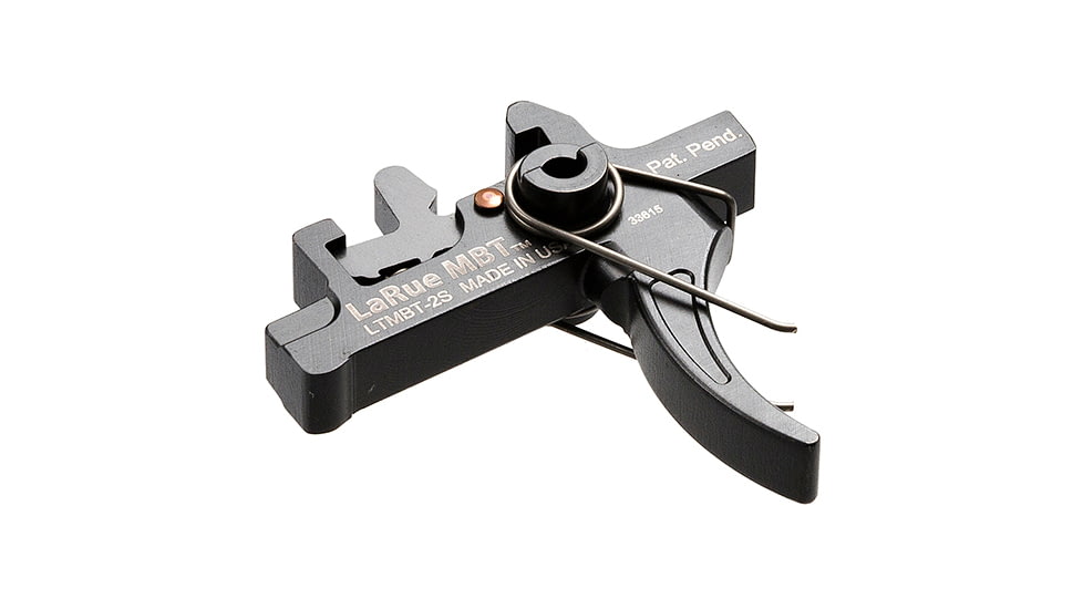 LaRue Tactical MBT-2S Trigger, 4.5 lbs Pull, Black, Medium, LT-MBT-2S