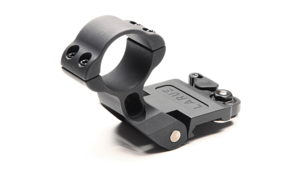 LaRue Tactical QD Pivot Magnifier Mount-Short for Aimpoint or Hensoldt Magnifier, Black, LT755-30S