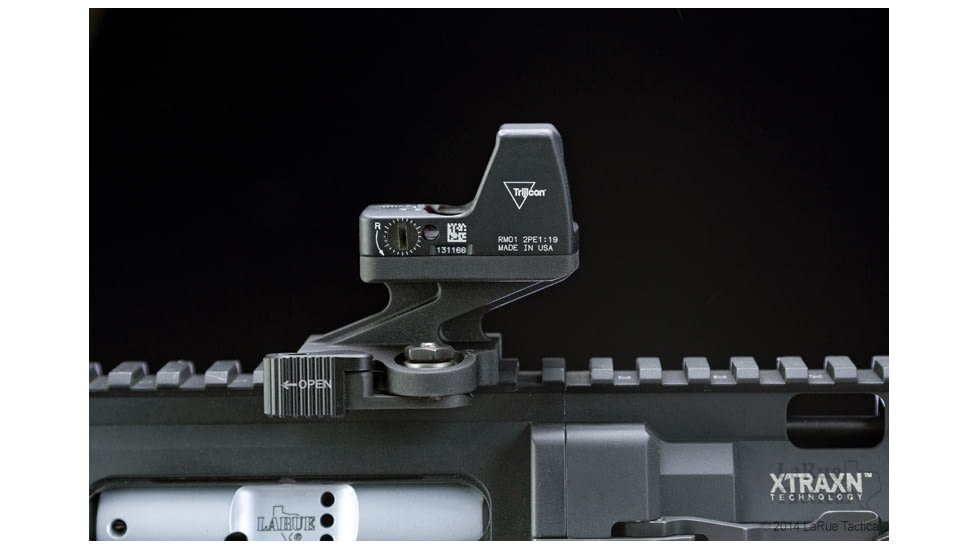 LaRue Tactical Trijicon RMR QD Mount, Lower-1/3 Cowitness, Black, LT827
