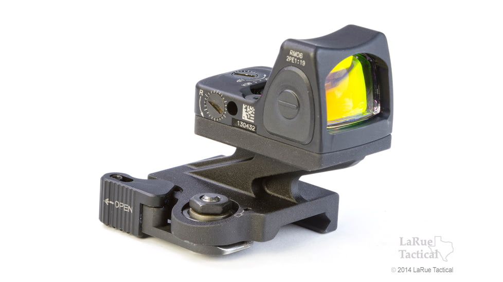 LaRue Tactical Trijicon RMR QD Mount, Lower-1/3 Cowitness, Black, LT827
