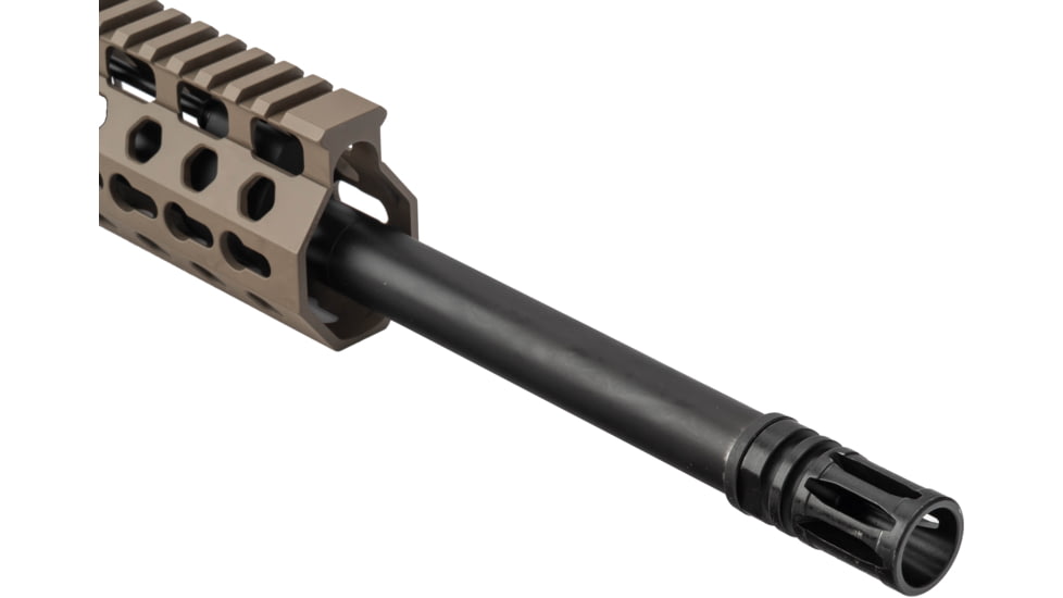 LaRue Tactical Upper Reciever, Complete .260 Keymod Upper, 22 in Barrel, Flat Dark Earth, Medium, DPMS Cut, LTD-KU-260-22-FDE-165