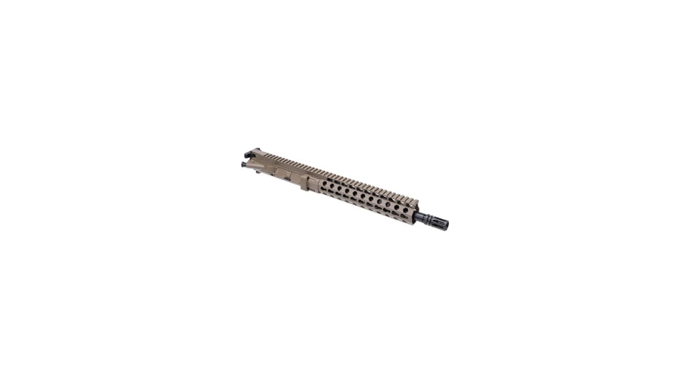 LaRue Tactical Upper Reciever, Complete AR-15 Keymod Upper, 12 in Barrel, Flat Dark Earth, Medium, LT-KU-556-12-FDE-105