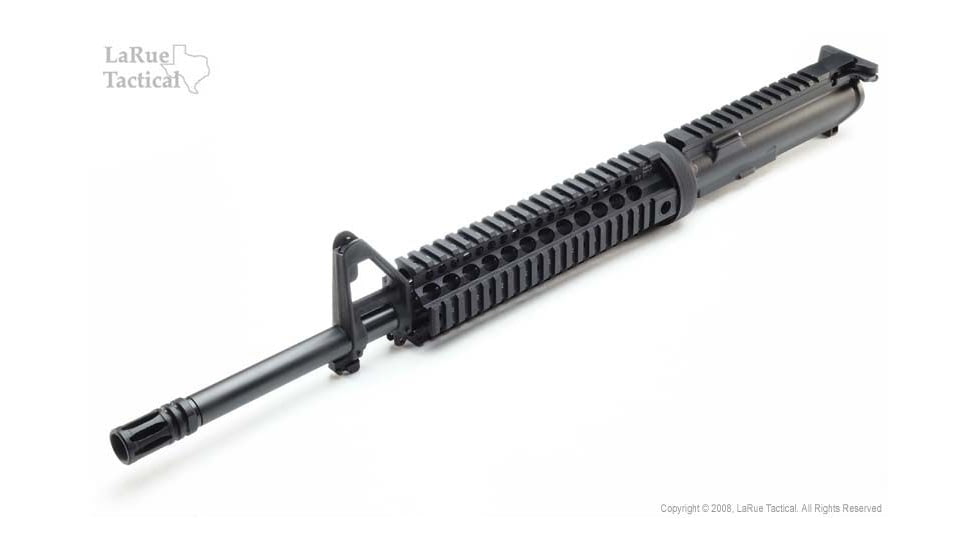 LaRue Tactical Upper Reciever, Tactical Complete DMR-16 Upper, 16 in Barrel, Black, Medium, LT011-16-DMR-10