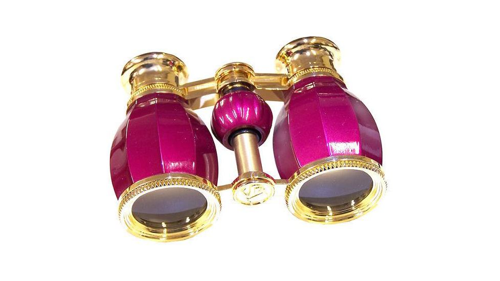 Lascala Optics Hamlet Opera Glasses, Titanium Body, Golden Rings LSH-07