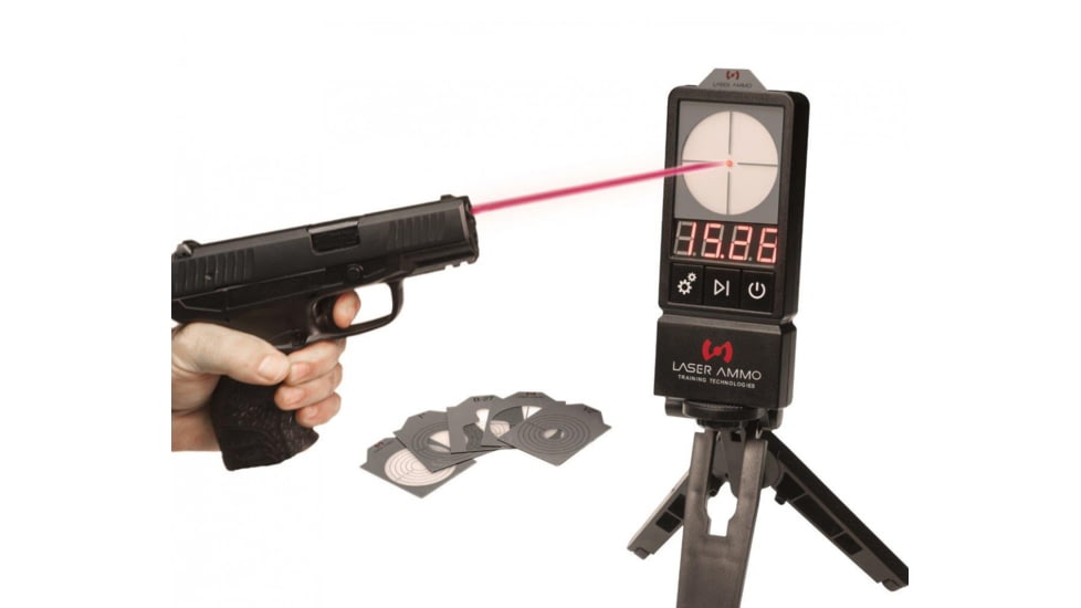 Laser Ammo LaserPET II Electronic Training Target, Tripod, 5 Target Cards, LA-PET II