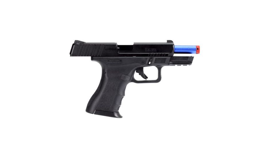 Laser Ammo Recoil Enabled Gas Blowback Training Pistol, KWA ATP-C, SureStrike Red Laser, Black RETP-ATP-C