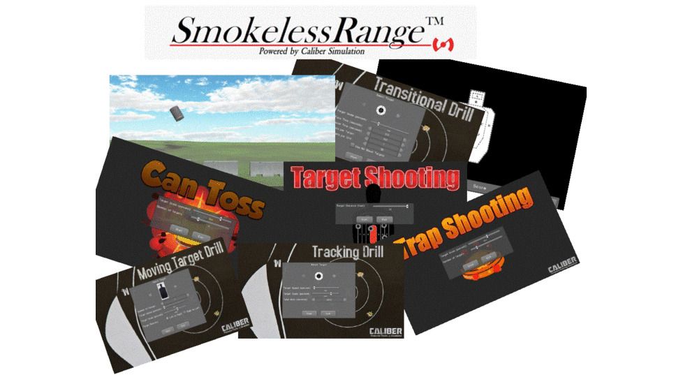 Laser Ammo Smokeless Range 2.0 Simulator Combo Package, Short Throw Camera, SIM-COMBO-ST
