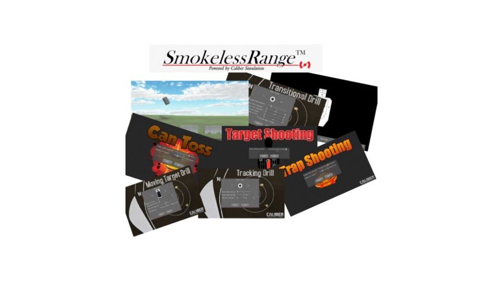 Laser Ammo Smokeless Range Combo Pack, Small SIM-COMBO