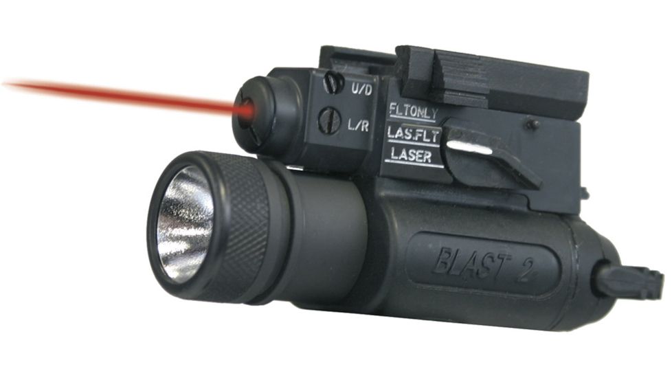 Steiner Laser Devices LED BLAST-2 Tactical System w/Visible Red Pointer and Lever Switch for Pistols w/Standard Rail