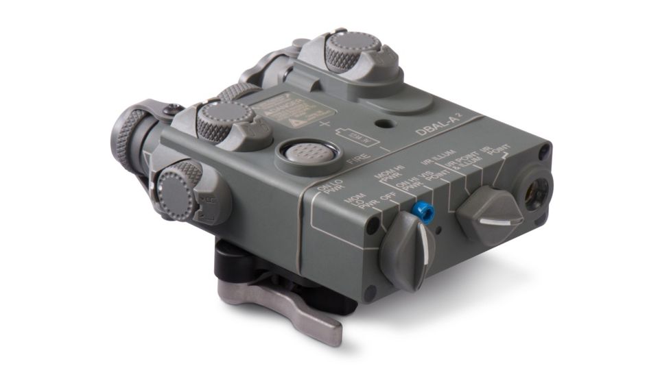Steiner Laser Devices PEQ-15A DBAL-A2 w/5mW Red Visible Laser Pointer,5mW IR Pointer,50mW IR Illuminator,Foliage/Green 10003 PEQ15A10003-10003