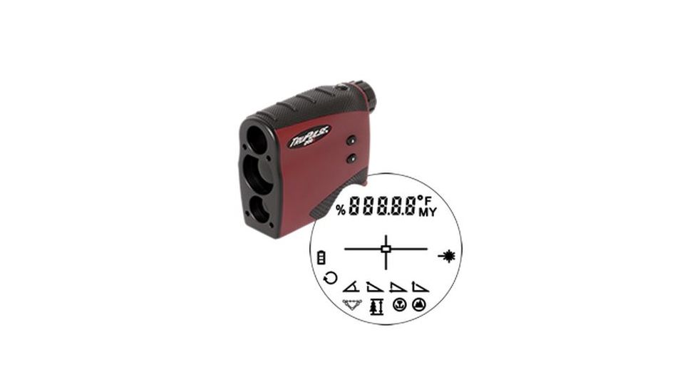 Laser Technology Trupulse 200L 4x/LCD Professional Laser Rangefinder,LTI Red 7006870