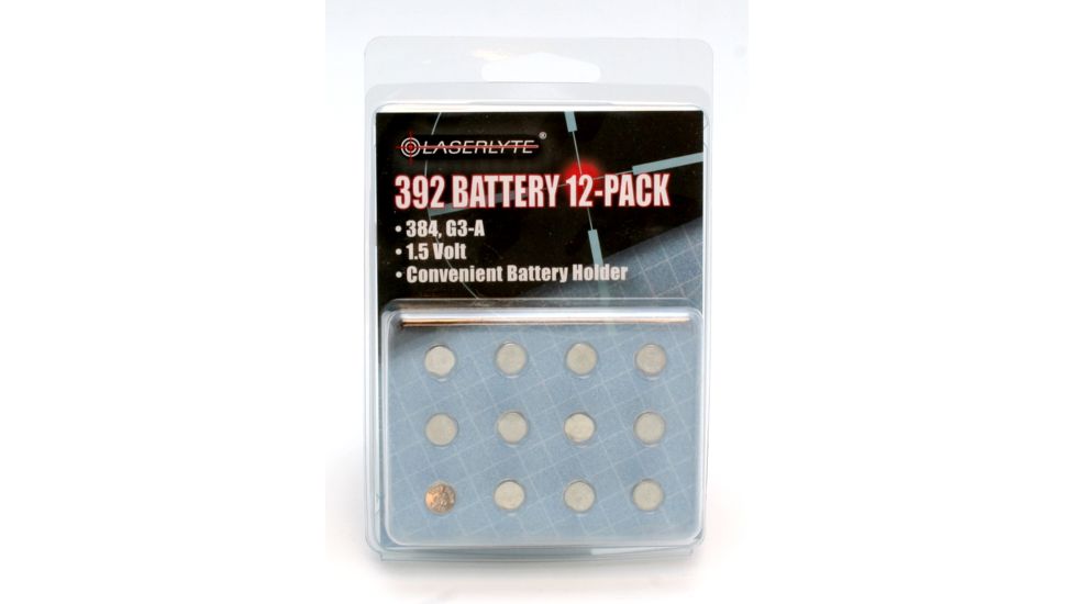 LaserLyte Battery 12-Pack - 392 Button Cell Batteries for NAA-1 BAT-392