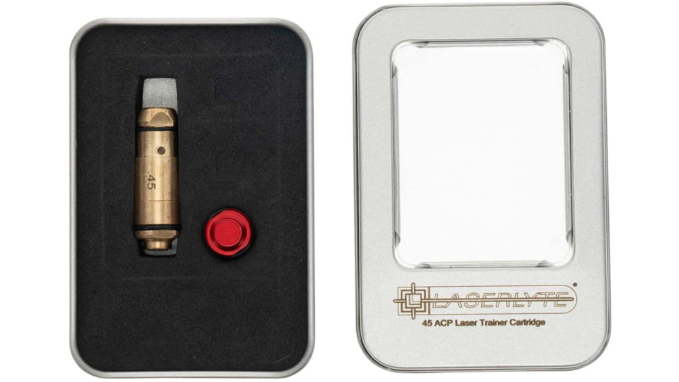LaserLyte Laser Cartridge Trainer and Bore Sight, 45 ACP, 1226991