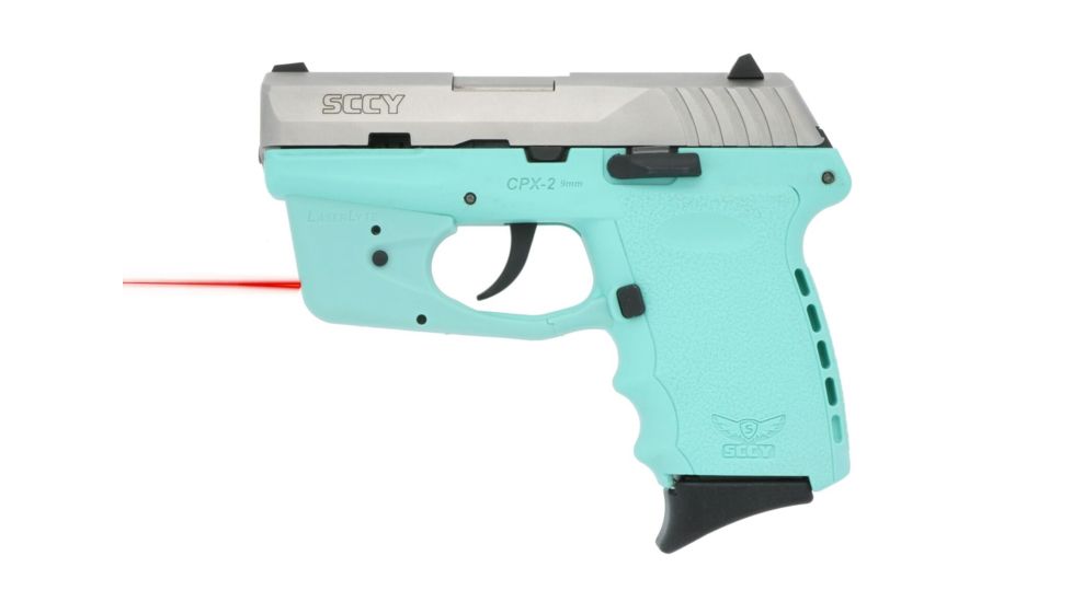 LaserLyte Laser Sight Trainer SCCY CPX 1 &amp; 2, Teal/Purple/Grey, UTA-JR